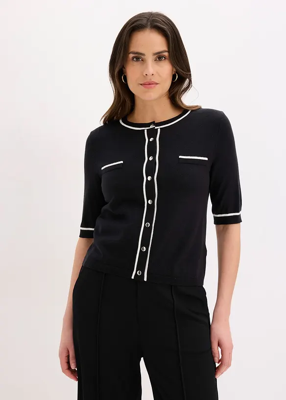 Strickjacke mit Viskose, bonprix