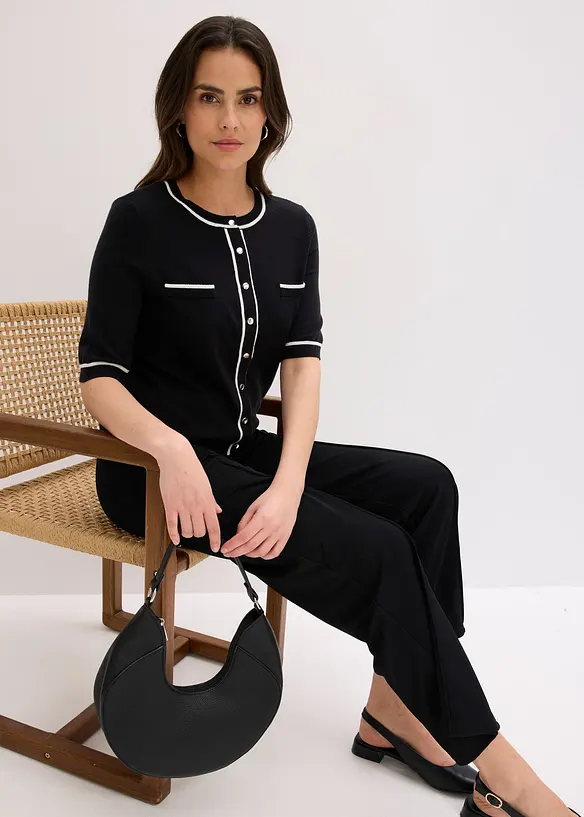 Strickjacke mit Viskose, bonprix