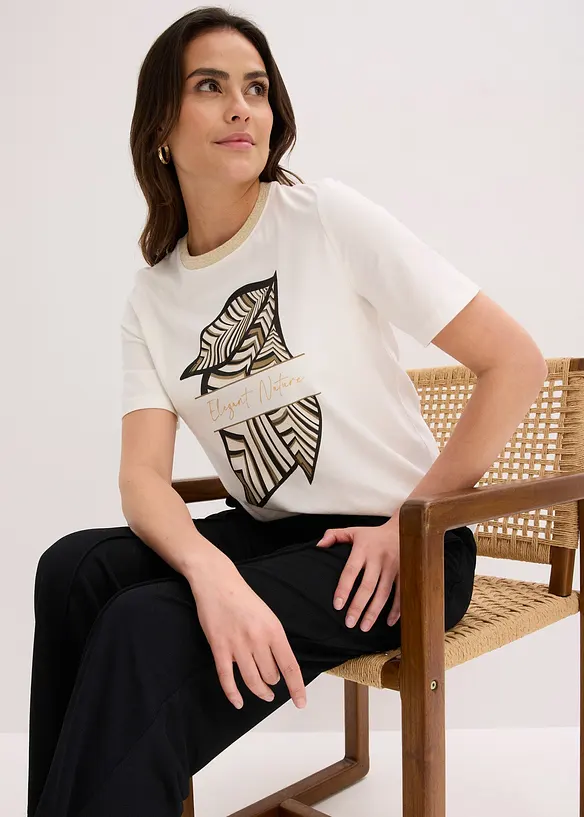 T-shirt en coton, bonprix