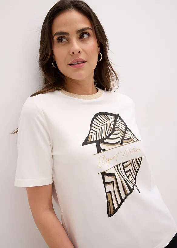 T-shirt en coton, bonprix