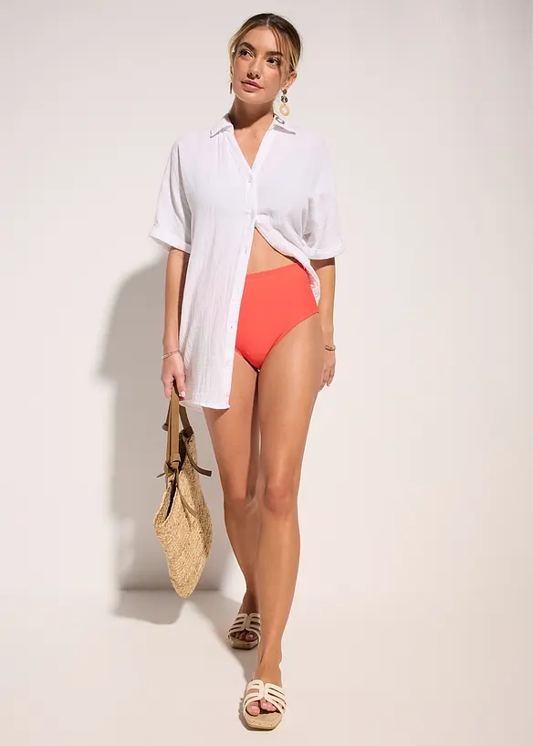 Bas de bikini sculptant taille haute, maintien l&eacute;ger, bonprix