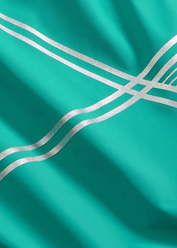 Light Shape-Badeanzug mit Golddetails, bonprix