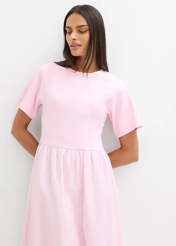 Midikleid aus reiner Baumwolle, bonprix