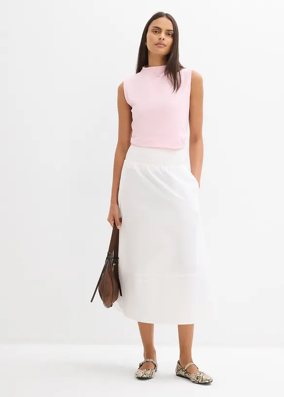 Top en coton extensible, bonprix