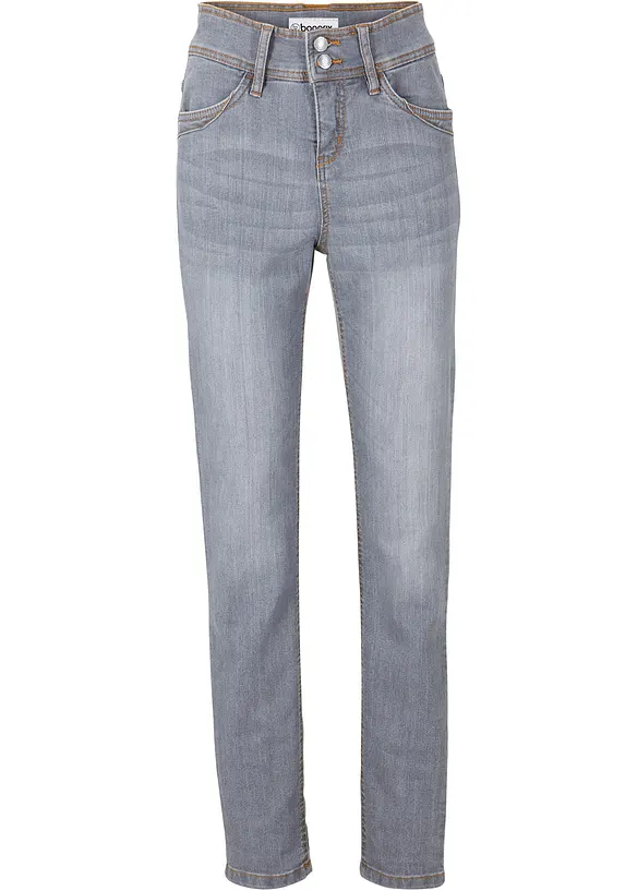 Jean slim taille haute, extensible et confortable, bonprix