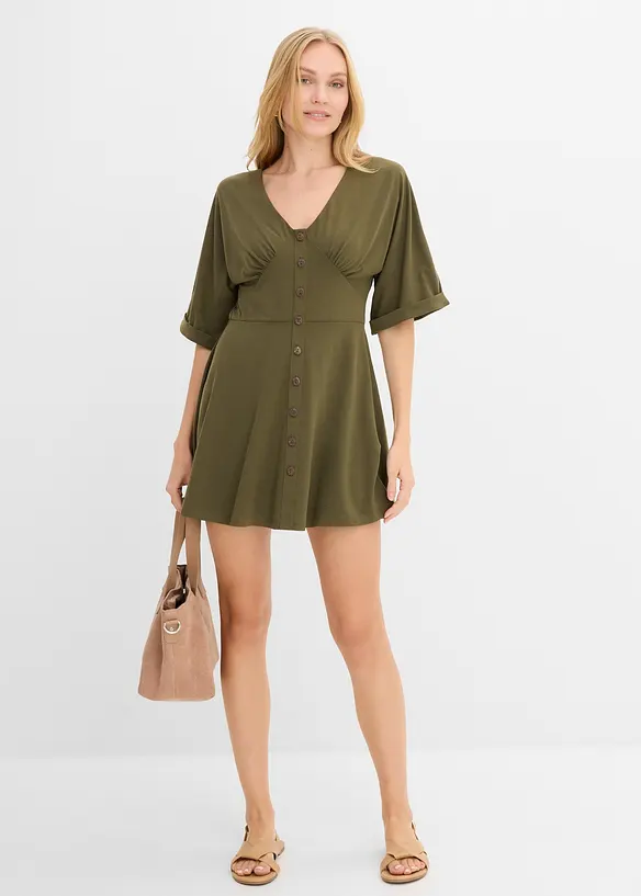 Tailliertes Minikleid, bonprix