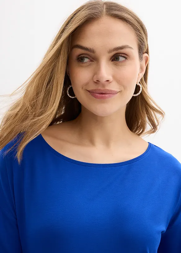 T-Shirt mit U-Boot-Ausschnitt, bonprix