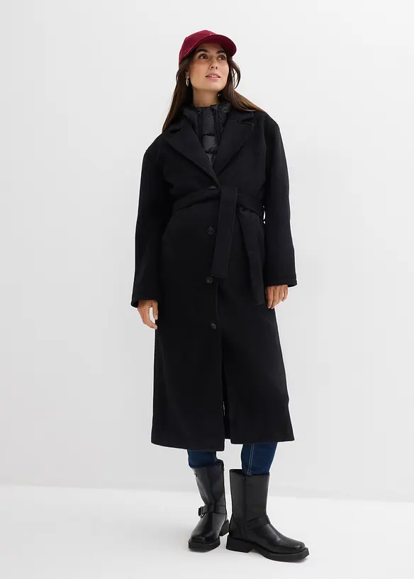Manteau de grossesse 6-en-1 avec fonction portage et gilet sans manches d&eacute;tachable, bonprix