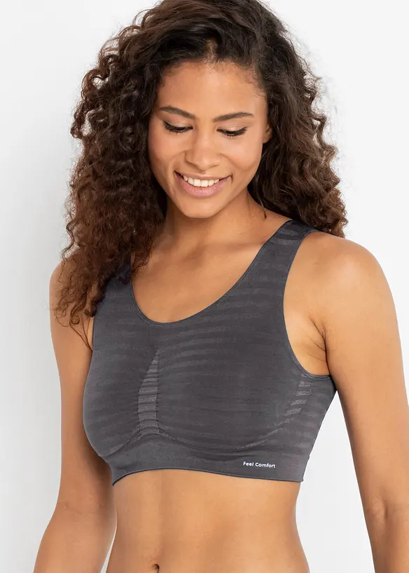 Feel Comfort Seamless Bustier (2er Pack), bonprix