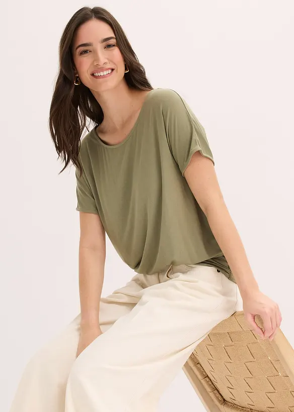 Shirt aus softem Viskose-Mix, bonprix