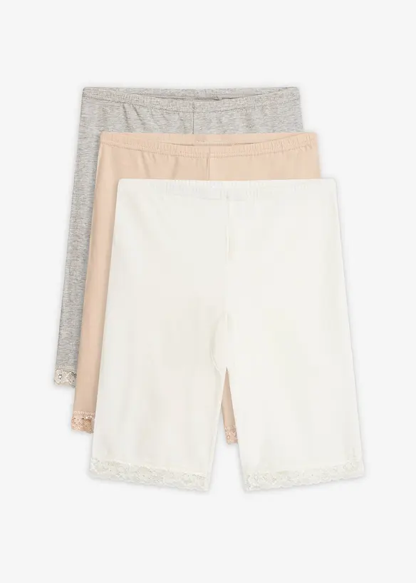 Boxers femme longs en mati&egrave;re douce, bonprix