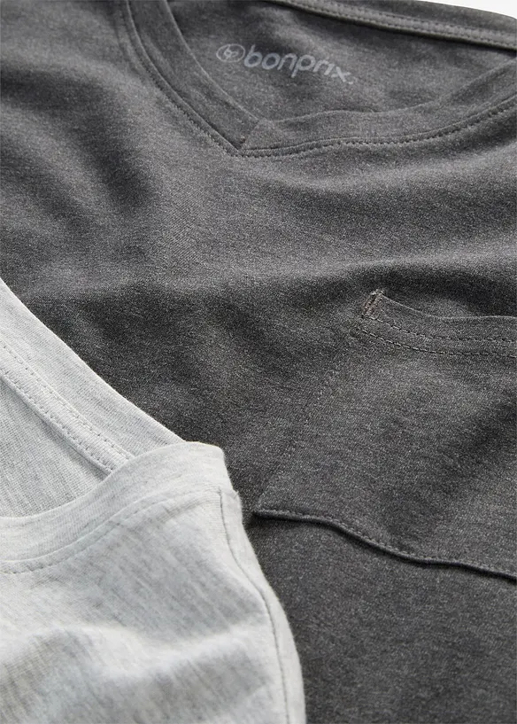 Lot de 2 pyjashorts (ens. 4&nbsp;pces), bonprix