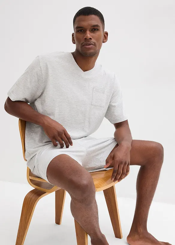 Lot de 2 pyjashorts (ens. 4&nbsp;pces), bonprix