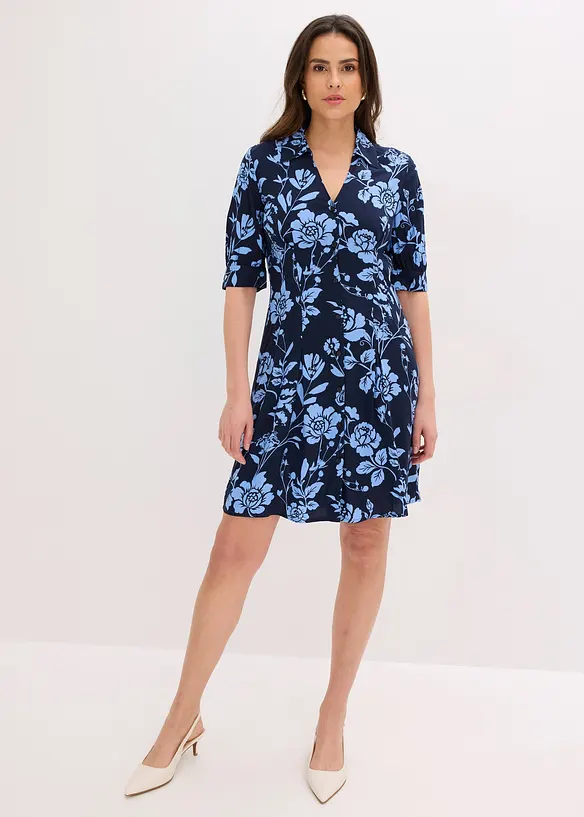 Robe-chemise en viscose fluide, bonprix