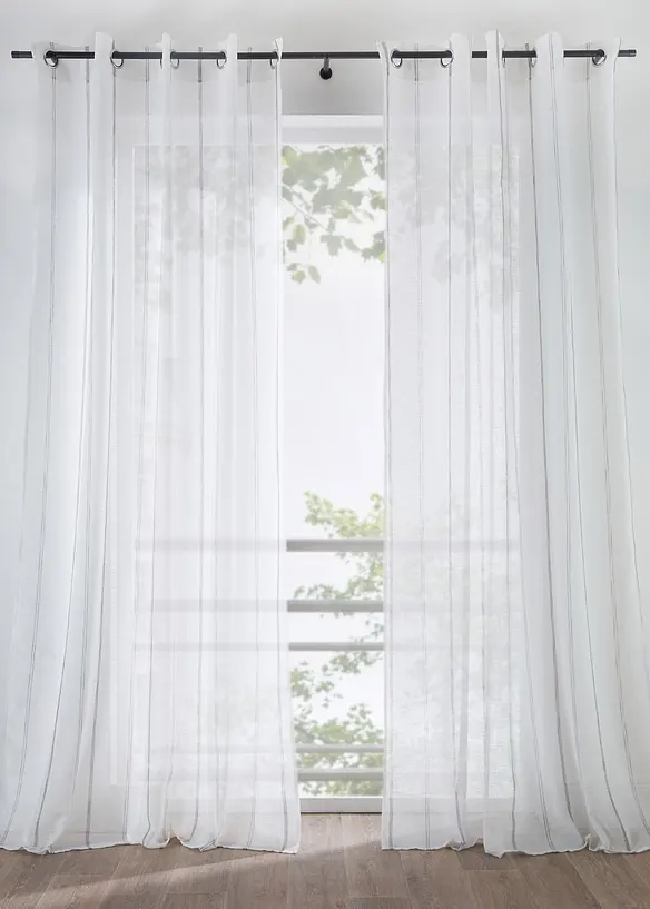 Gardine mit Streifen (1er Pack), bonprix