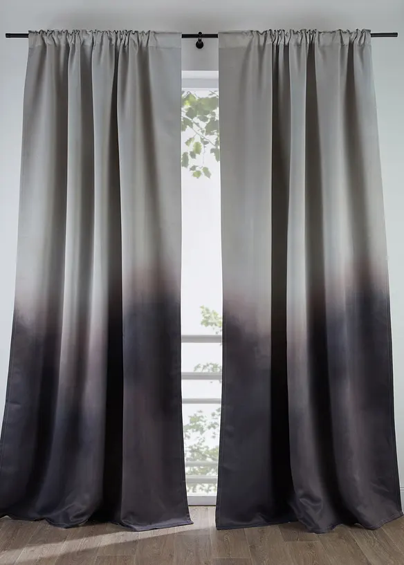 Abdunkelnder Vorhang mit Farbverlauf (1er Pack), bonprix