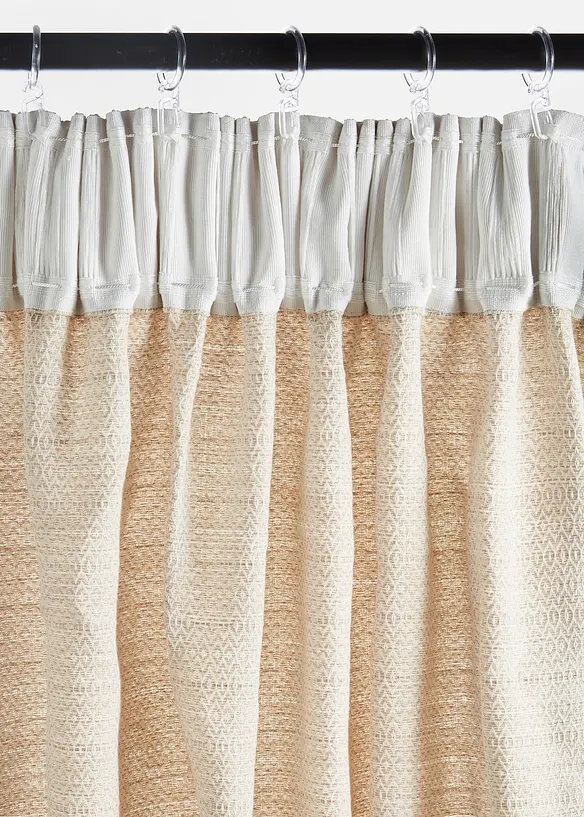 Bio Baumwoll Vorhang mit Struktur (1er Pack), bonprix