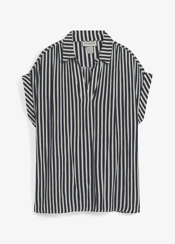 Blouse manches courtes en viscose fluide, bonprix