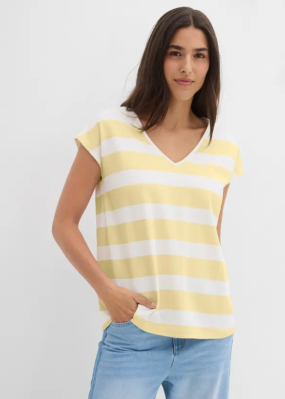 Gestreiftes Strickshirt, bonprix