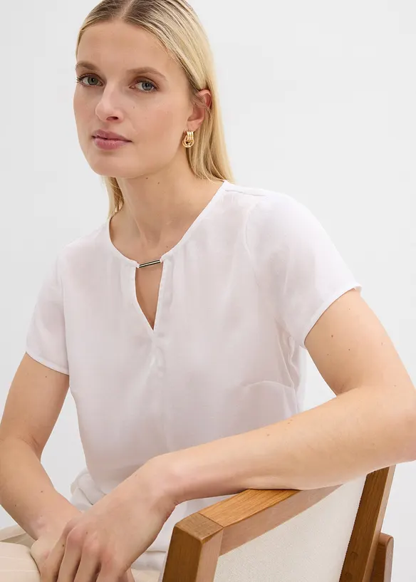 Tunika aus feinem Satin, bonprix