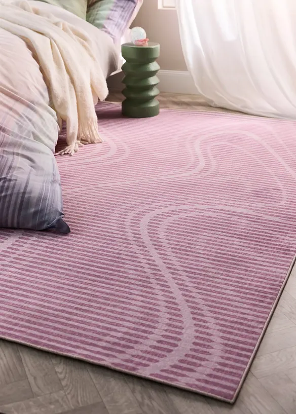 Tapis &agrave; motif graphique, bonprix