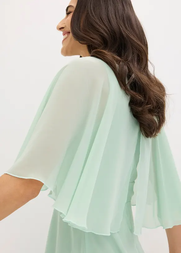 Chiffonkleid mit Strassstein-Applikation, bonprix