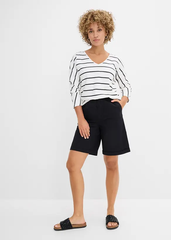 Langarmshirt aus reiner Bio-Baumwolle, bonprix