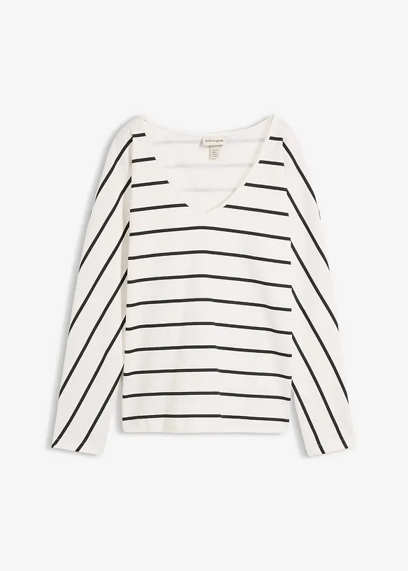 Langarmshirt aus reiner Bio-Baumwolle, bonprix
