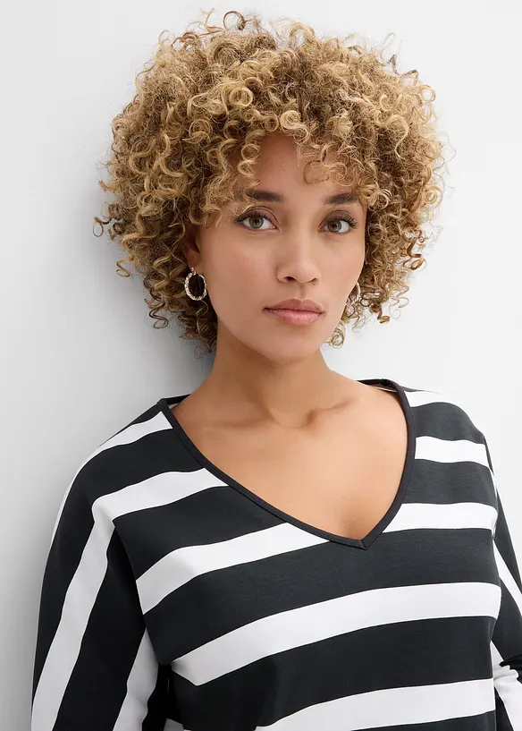 T-shirt manches longues 100% coton, bonprix