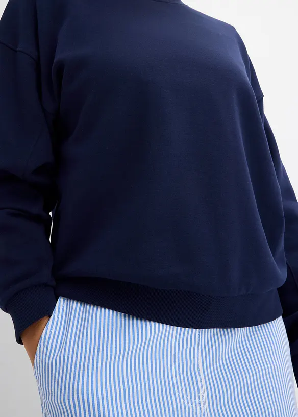 Sweat oversize 100% coton, bonprix