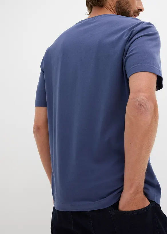 Lot de 2 T-shirts 100% coton, bonprix