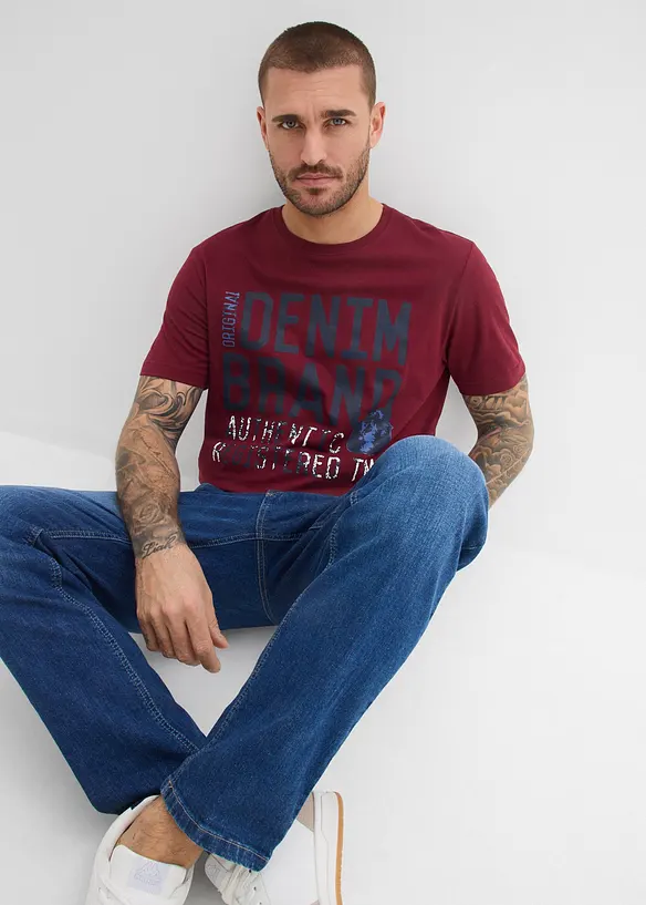 T-Shirt (2er Pack) aus reiner Bio-Baumwolle, bonprix