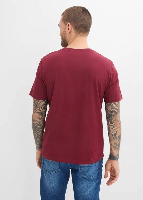 T-Shirt (2er Pack) aus reiner Bio-Baumwolle, bonprix