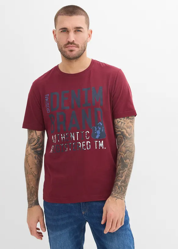 T-Shirt (2er Pack) aus reiner Bio-Baumwolle, bonprix