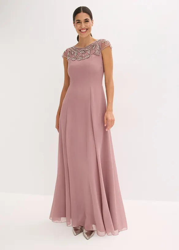 Abendkleid mit Spitzen-Applikation, bonprix