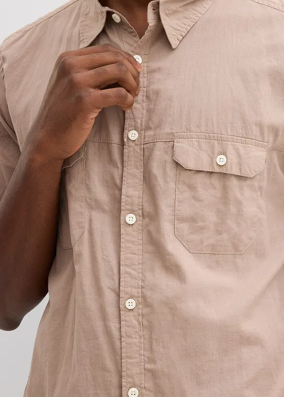 Chemise manches courtes 100% coton, bonprix