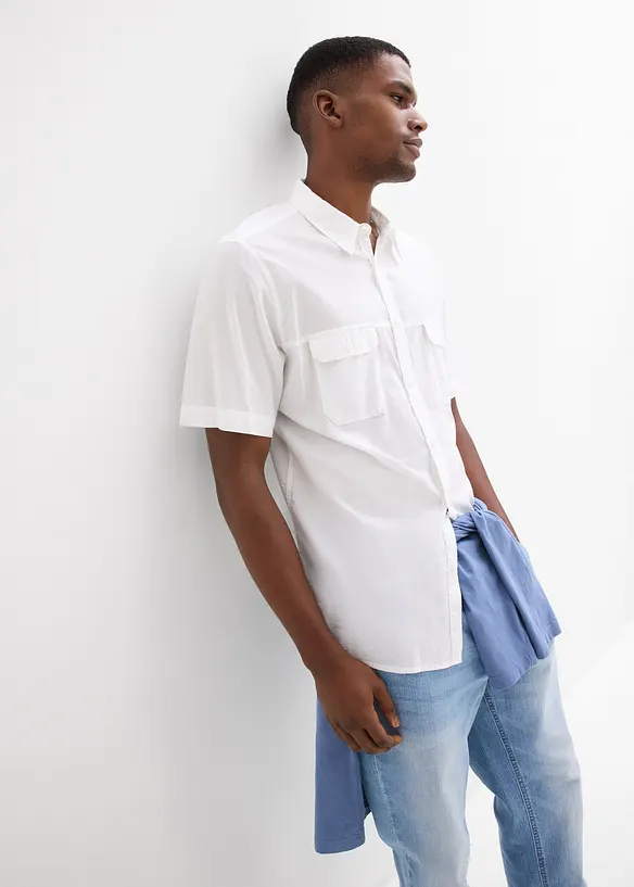 Chemise manches courtes 100% coton, bonprix