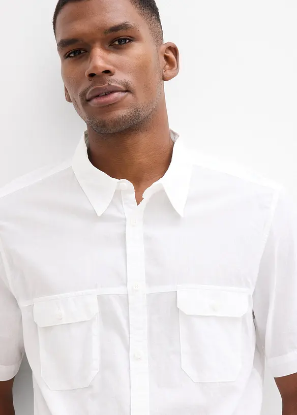 Chemise manches courtes 100% coton, bonprix