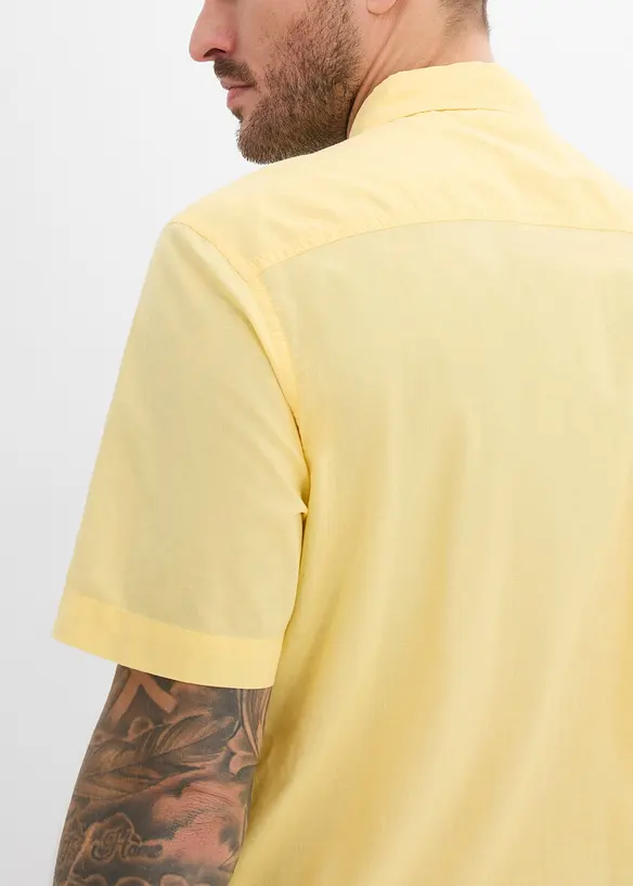 Kurzarmhemd aus reiner Baumwolle, bonprix