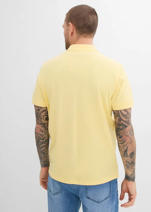 Polo en maille piqu&eacute;e 100% coton, bonprix