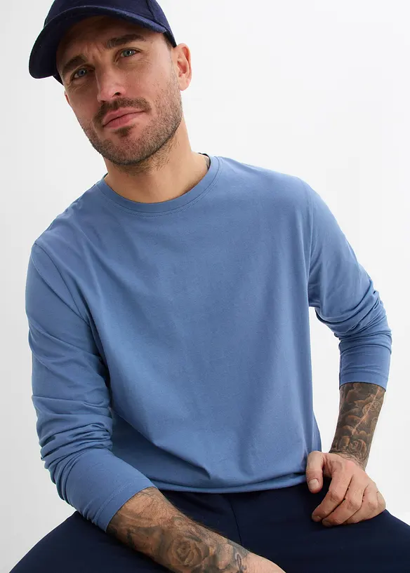 Langarmshirt (2er Pack), bonprix