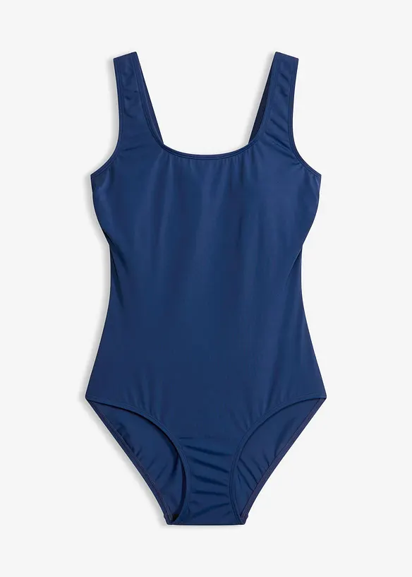 Maillot 1 pi&egrave;ce &eacute;chancrure haute dans le dos, bonprix