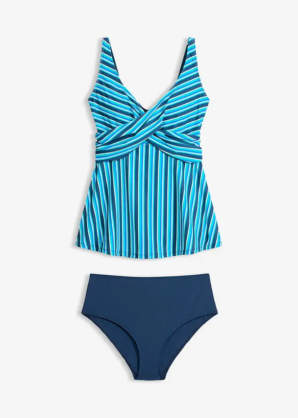 Tankini effet crois&eacute; (ens. 2&nbsp;pces), bonprix