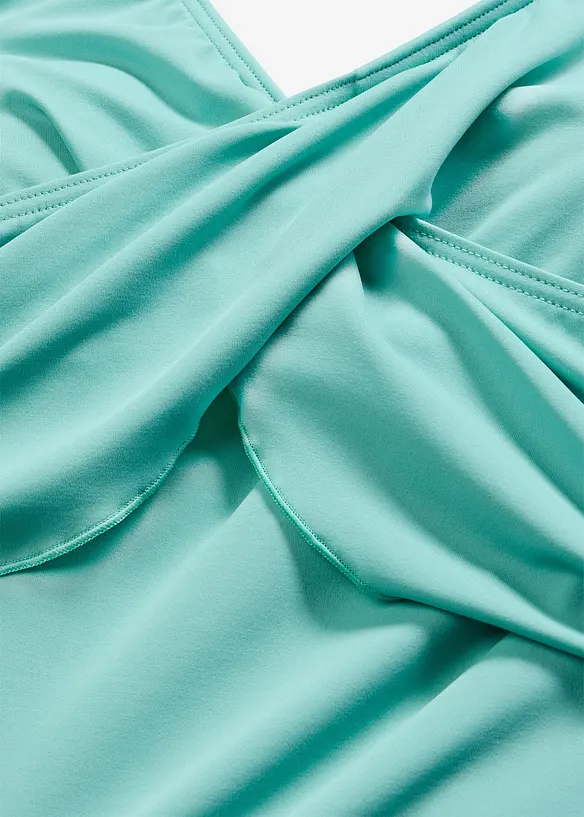 Badeanzug mit Wickeloptik, bonprix