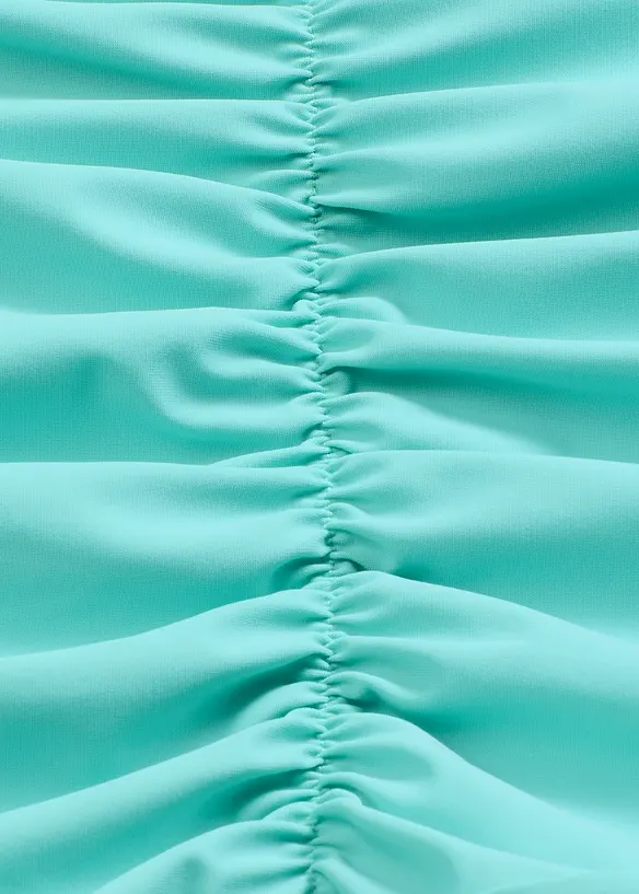 Maillot 1 pi&egrave;ce sculptant &agrave; fronces, maintien l&eacute;ger, bonprix