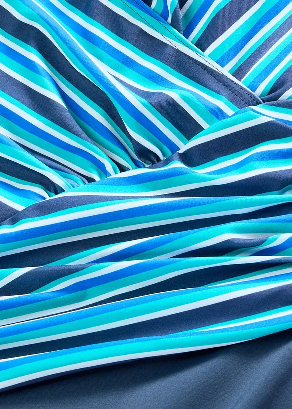 Maillot 1&nbsp;pi&egrave;ce sculptant effet crois&eacute;, maintien mod&eacute;r&eacute;, bonprix