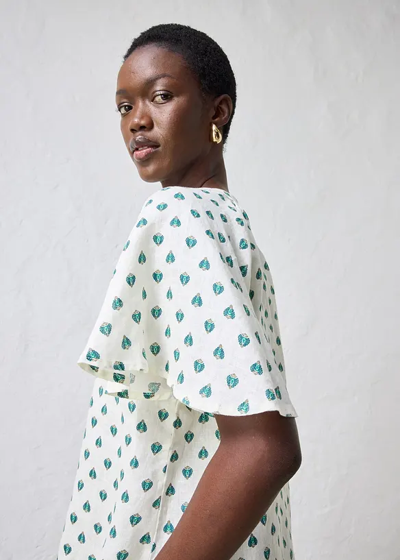 Blouse 100% lin, bonprix