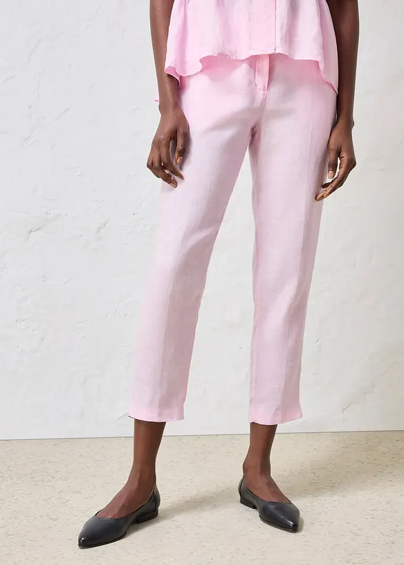 7/8-Hose aus reinem Leinen, bonprix