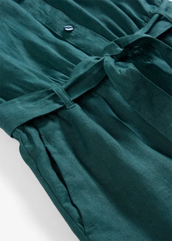 Jumpsuit aus reinem Leinen, bonprix