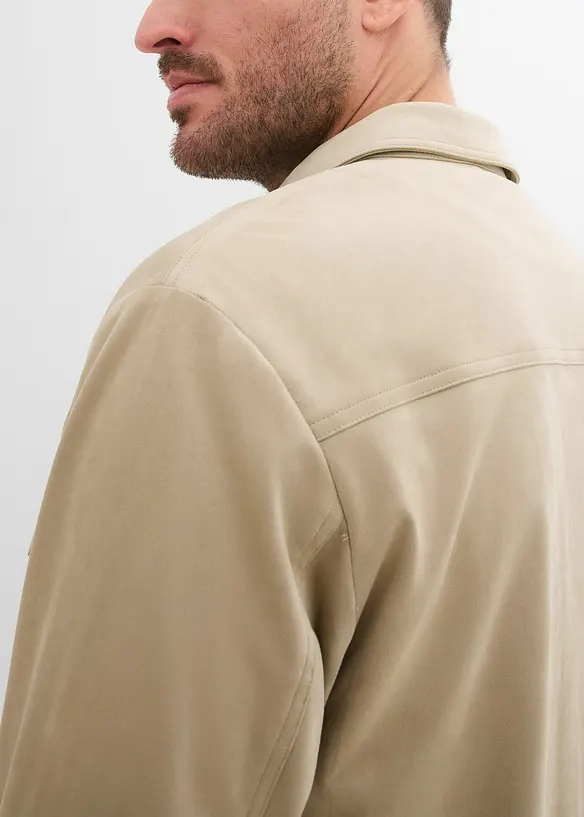 Velourslederimitat-Jacke, bonprix